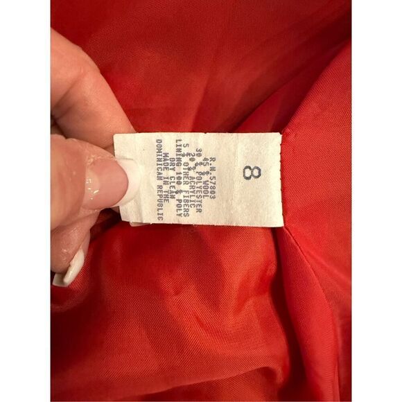 Norton McNaughton Shorts Suit 2 Pcs Blazer/Shorts Red/Green Tartan Sz. 8 Vtg - Picture 15 of 15